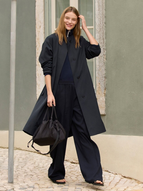 Сандалии на липучках Uniqlo с ремешками 38 (7 US) 24,5 см Черный 1159863603