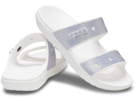 Классические блестящие сандалии Crocs 37-38 (m5/w7 US) 25 см Белый 1159841161