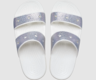 Классические блестящие сандалии Crocs 37-38 (m5/w7 US) 25 см Белый 1159841161