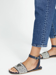 Изящные женские сандалии GUESS с логотипом 39,5 (9 US) 25,5 см Синий 1159843326