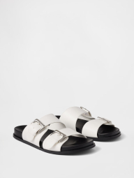 Сандалии из экокожи GAP с двумя пряжками 36 (6 US) 23,5 см Черный/Белый 1159846235