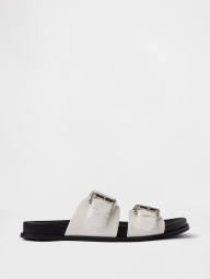 Сандалии из экокожи GAP с двумя пряжками 36 (6 US) 23,5 см Черный/Белый 1159846235