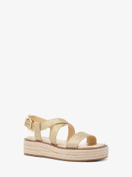 Кожаные сандалии Lynn Michael Kors 37 (7 US) 23,5 см Золотистый 1159846405