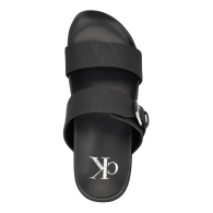 Женские сандалии Calvin Klein с логотипом 39,5 (9 US) 26 см Черный 1159846751