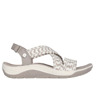 Жіночі сандалі Skechers 39,5 (9,5 US) 26 см Білий/Бежевий 1159848208