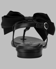 Женские сандалии Karl Lagerfeld Paris с бантиком 40,5 (9,5 US) 27 см Черный 1159849212