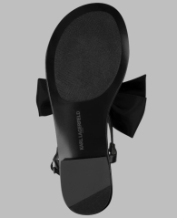 Женские сандалии Karl Lagerfeld Paris с бантиком 40,5 (9,5 US) 27 см Черный 1159849212