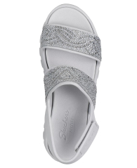 Женские сандалии Skechers со стразами 38 (8 US) 25,2 см Серый 1159852362