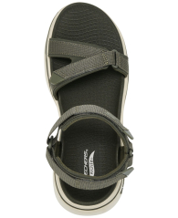 Женские текстильные сандалии Skechers 39 (9 US) 26 см Зеленый 1159853073