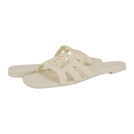 Женские сандалии Calvin Klein с логотипом 37,5 (7 US) 25 см Молочный 1161406288