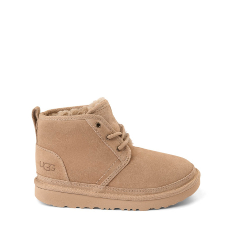Детские замшевые ботинки Neumel II Chukka UGG с экомехом 36 (4 US) 22,5 см Бежевый 1159841019