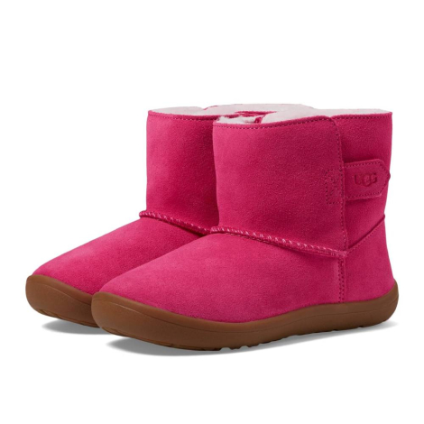 Детские замшевые ботинки Keelan II UGG с экомехом 19,5 (4 US) 12,5 см Розовый 1159849685