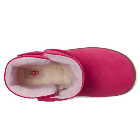 Детские замшевые ботинки Keelan II UGG с экомехом 19,5 (4 US) 12,5 см Розовый 1159849685