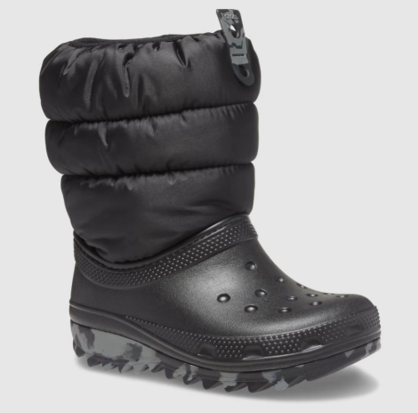 Детские зимние ботинки Crocs 37-38 (j5 US) 24 см Черный 1161689218