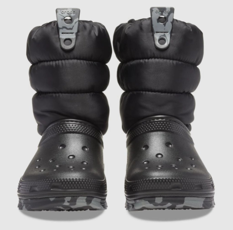 Дитячі зимові черевики Crocs 37-38 (j5 US) 24 см Чорний 1161689218