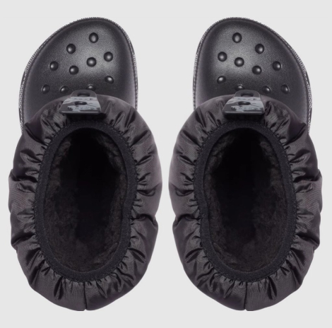 Дитячі зимові черевики Crocs 37-38 (j5 US) 24 см Чорний 1161689218