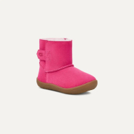 Детские замшевые ботинки Keelan II UGG с экомехом 19,5 (4 US) 12,5 см Розовый 1159849685