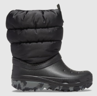 Дитячі зимові черевики Crocs 37-38 (j5 US) 24 см Чорний 1161689218