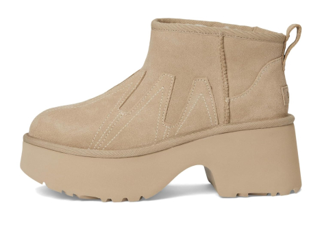 Женские угги UGG на каблуке 40 (9 US) 26 см Бежевый 1159839009