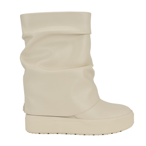 Женские сапоги Guinna GUESS из экокожи 38 (7,5 US) 24 см Молочный 1159849839