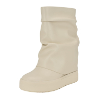 Женские сапоги Guinna GUESS из экокожи 38 (7,5 US) 24 см Молочный 1159849839