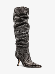 Кожаные сапоги Luna Michael Kors 36,5 (6,5 US) 23 см Серый 1159860930