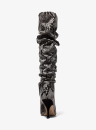 Кожаные сапоги Luna Michael Kors 36,5 (6,5 US) 23 см Серый 1159860930