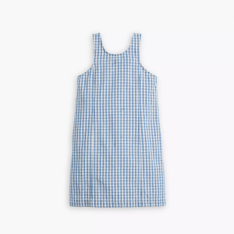 Женское мини-платье Levi's сарафан в клетку 1159842665 (Синий/Белый S)