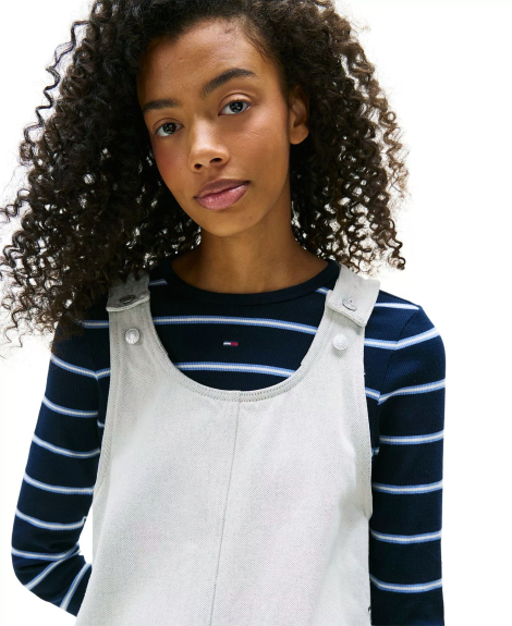 Джинсовое мини-платье Tommy Hilfiger сарафан 1159861057 (Голубой M)