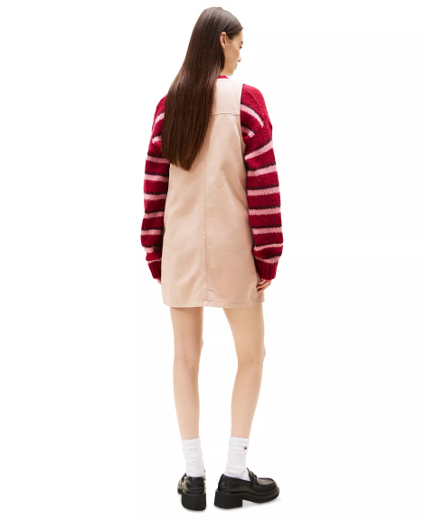 Джинсовое мини-платье Tommy Hilfiger сарафан 1159863504 (Бежевый S)