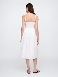Женский сарафан GAP платье на бретелях 1159848219 (Белый M)