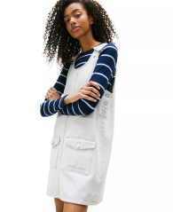 Джинсовое мини-платье Tommy Hilfiger сарафан 1159861057 (Голубой M)