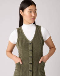 Вельветова міні-сукня Levi's сарафан 1161088895 (Зелений XL)