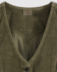 Вельветова міні-сукня Levi's сарафан 1161088895 (Зелений XL)