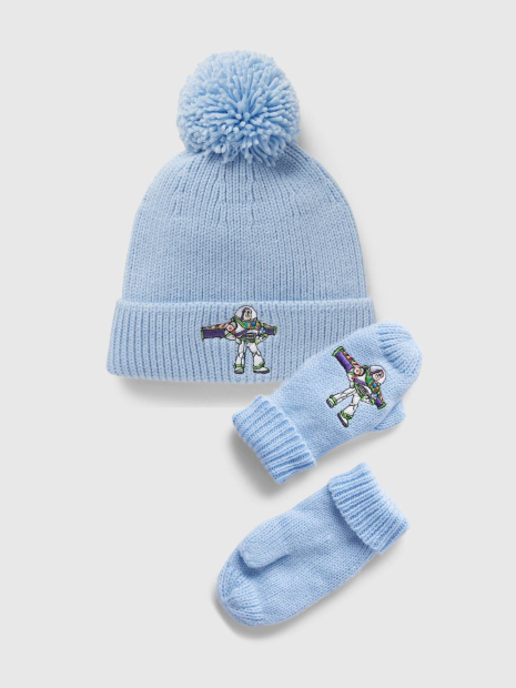 Детский комплект Toy Story Gap варежки и шапка 1159839638 (Голубой XS/S)