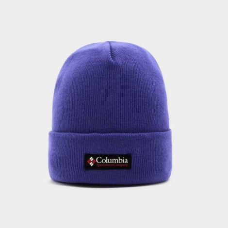 Вязаная шапка бини Columbia с логотипом 1159838555 (Синий One size)
