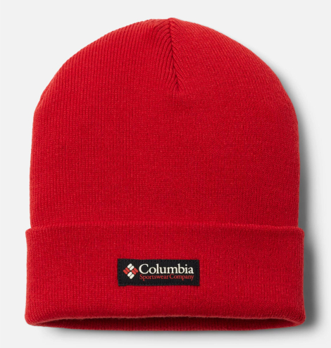 Вязаная шапка бини Columbia с логотипом 1159838558 (Красный One size)