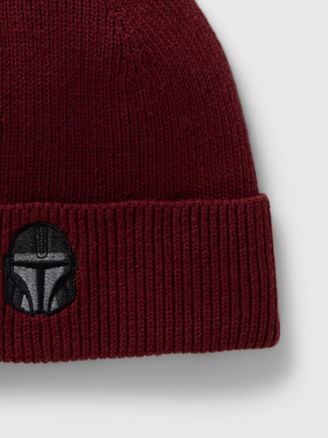 Вязаная шапка бини GAP Star Wars 1159839623 (Бордовый One size)