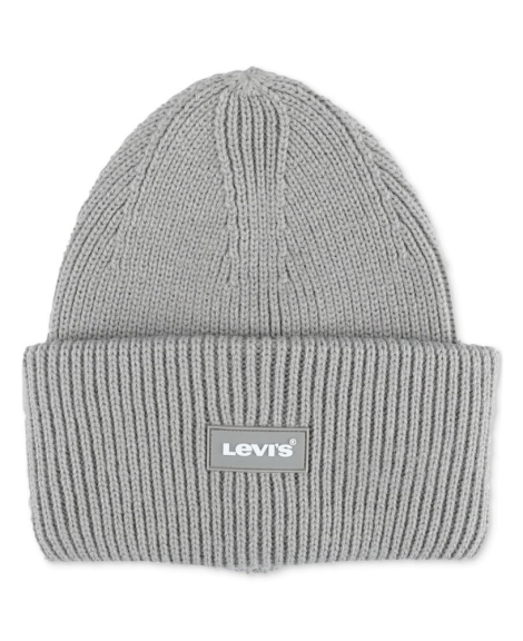 Стильная шапка Levi's с логотипом 1159841422 (Серый One size)