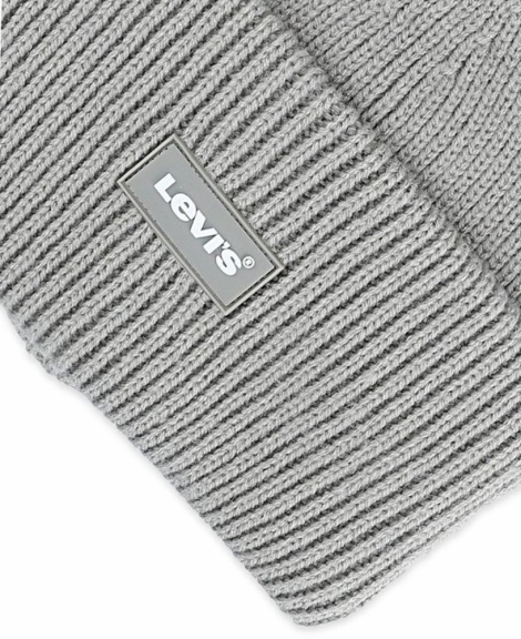 Стильная шапка Levi's с логотипом 1159841422 (Серый One size)