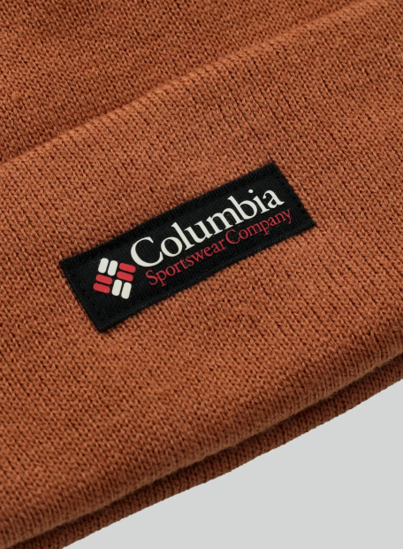 В'язана шапка біні Columbia з логотипом 1159842587 (Коричневий One size)