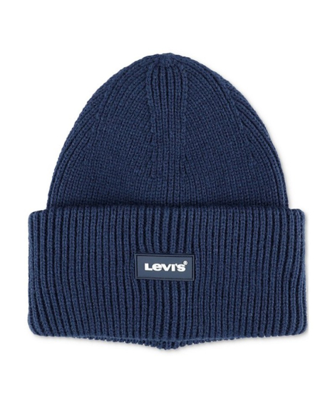Стильна трикотажна шапка Levi's з логотипом 1159842850 (Синій One size)