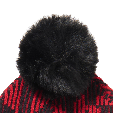 Стильная шапка DKNY с помпоном 1159850760 (Красный One size)