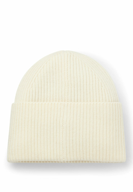 В'язана шапка біні Hugo Boss з логотипом 1159851438 (Молочний One size)