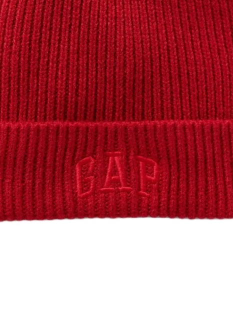 Вязаная шапка GAP 1159852553 (Красный One size)