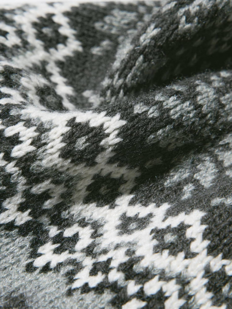 В'язана шапка-біні UNIQLO HEATTECH з вушками 1159854806 (Сірий One size)