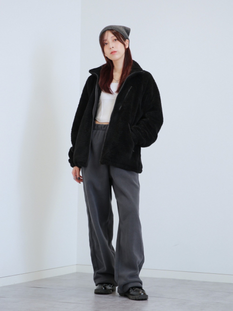 В'язана шапка UNIQLO 1159856514 (Сірий One size)