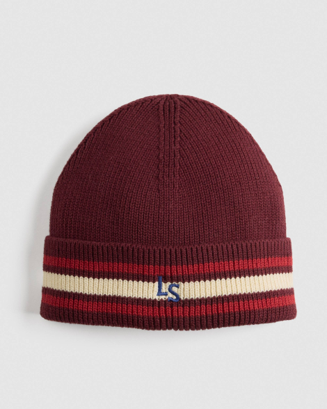 Вязаная шапка Levi's 1159857526 (Бордовый One size)