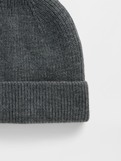 В'язана шапка GAP 1159858243 (Сірий One size)