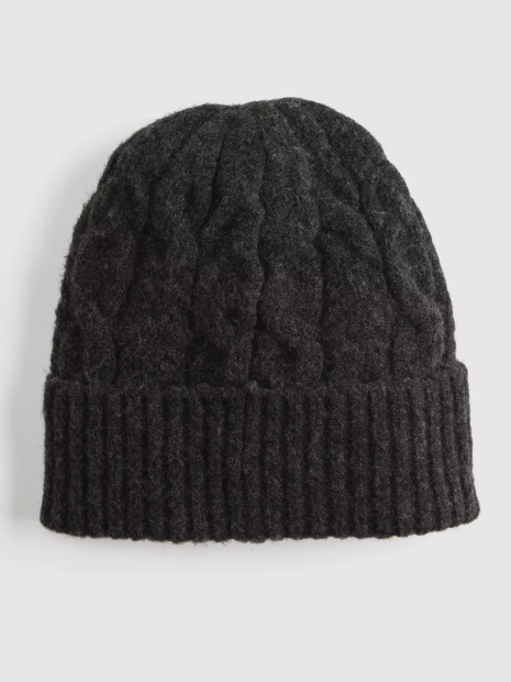 Вязаная шапка бини Levi's с логотипом 1159859649 (Серый One size)